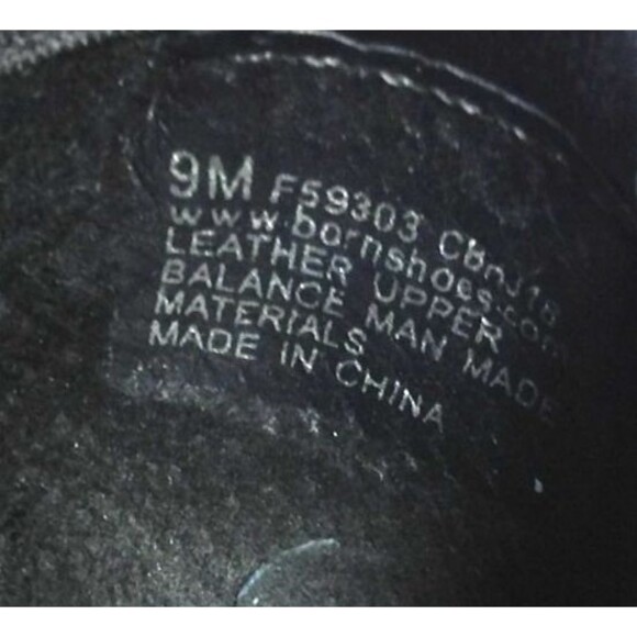 Born Flats Wn 9M Black Leather Ballet Casual Slip On Shoes Flats Bow Comfy - Picture 13 of 13